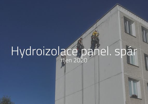 Hydroizolace panelových spár v Horšicích